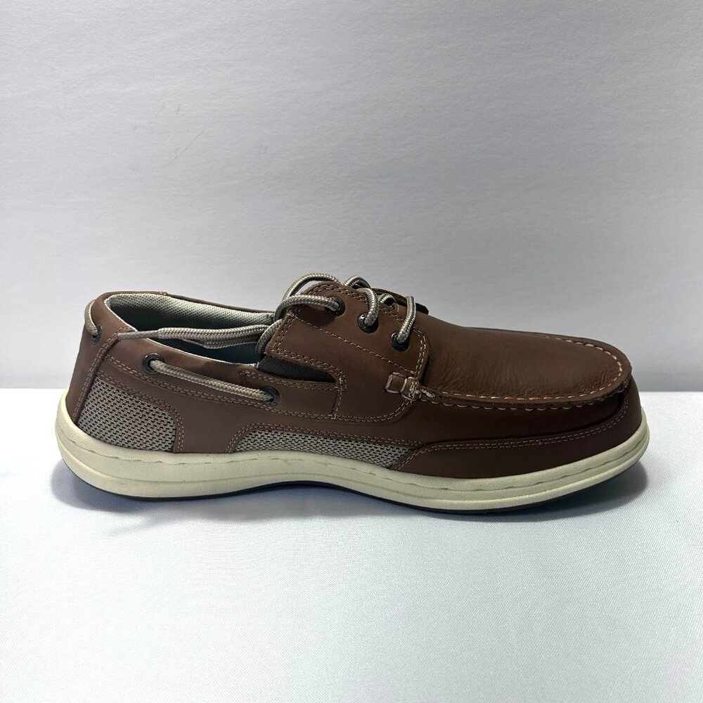 Dockers Beacon Genuine Leather Men's Shoes Tan US 10.5W Stain Defender - Picture 7 of 9